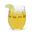 Love Liberty Arizona Libertarian Party Stemless wine glass