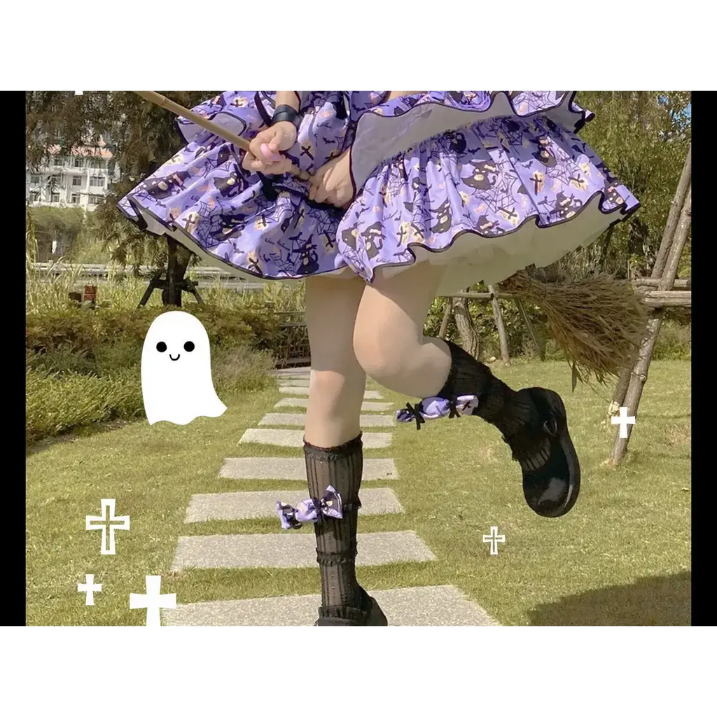 Sweet Lolita Bow Ruffle Dress