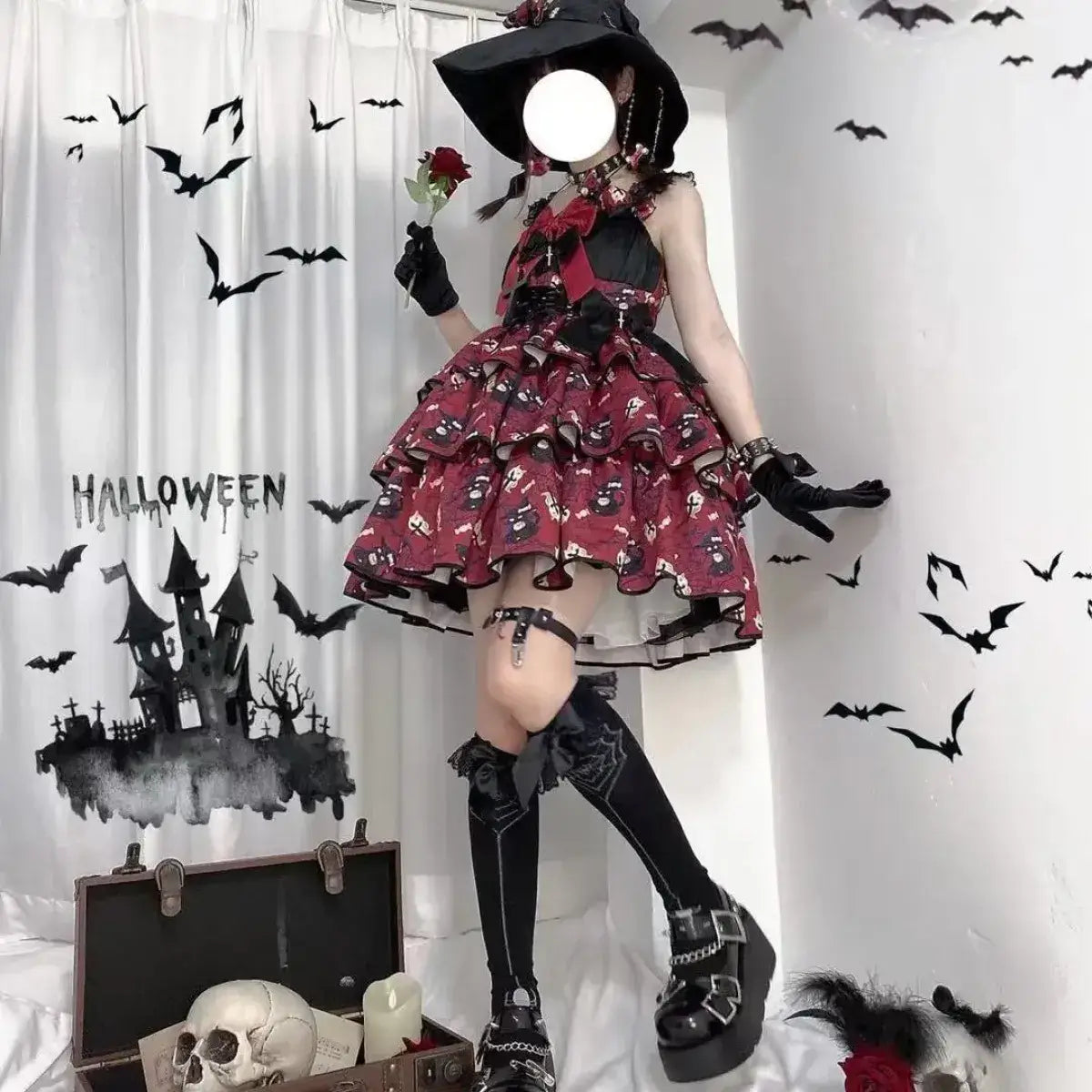 Sweet Lolita Bow Ruffle Dress