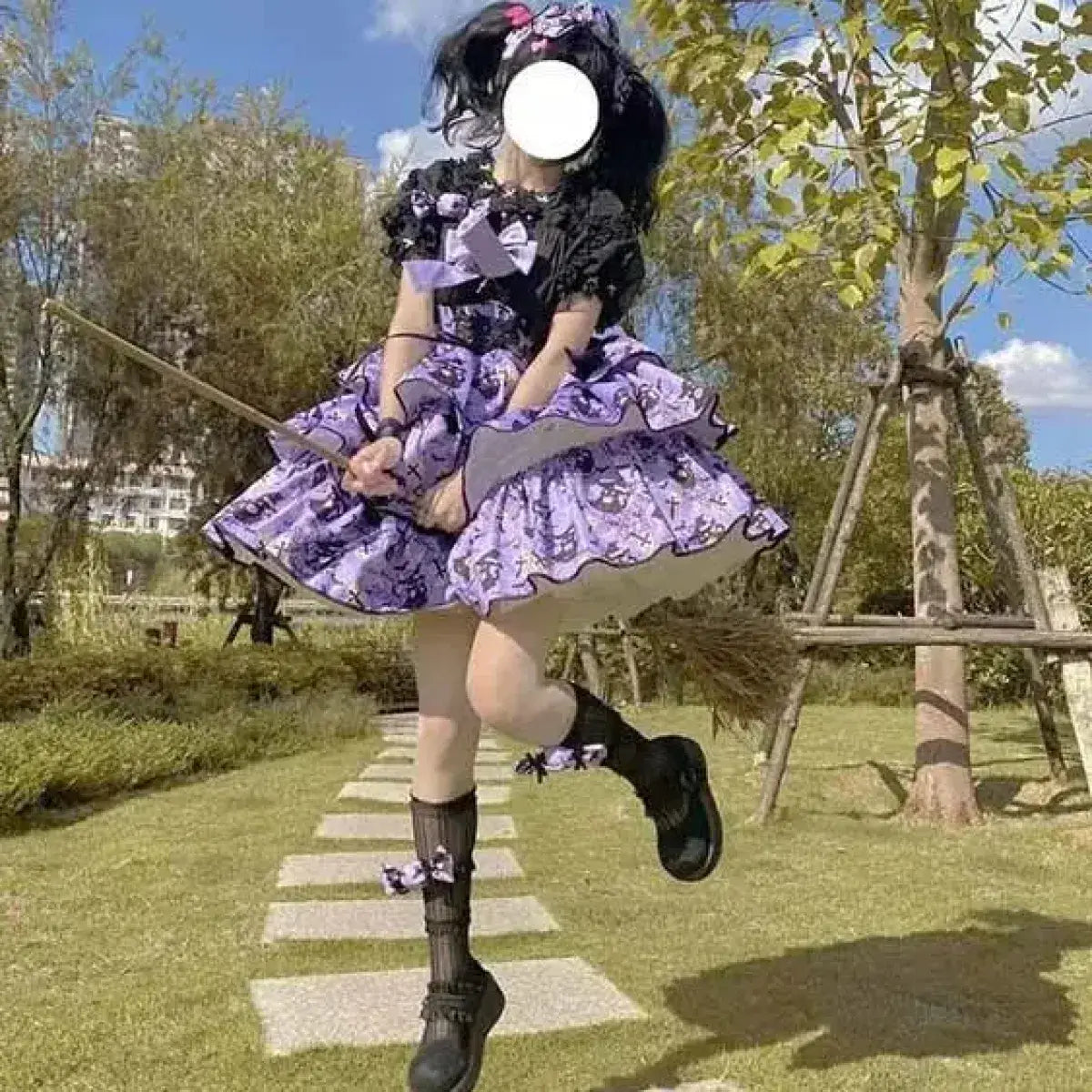 Sweet Lolita Bow Ruffle Dress