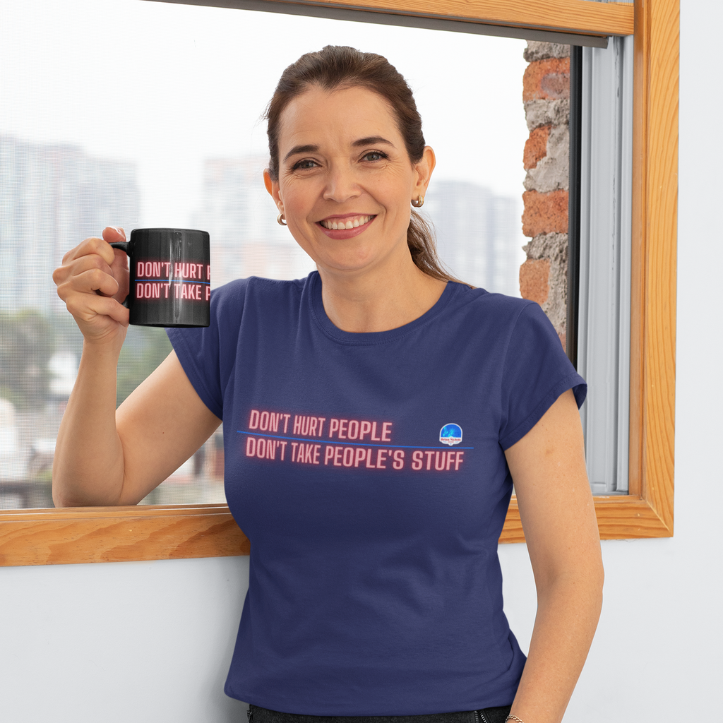 Don't Hurt People, Don't Take People's Stuff Full Color Panoramic Mug