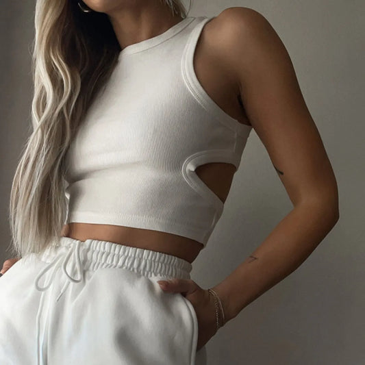 Casual Tank Crop Tops