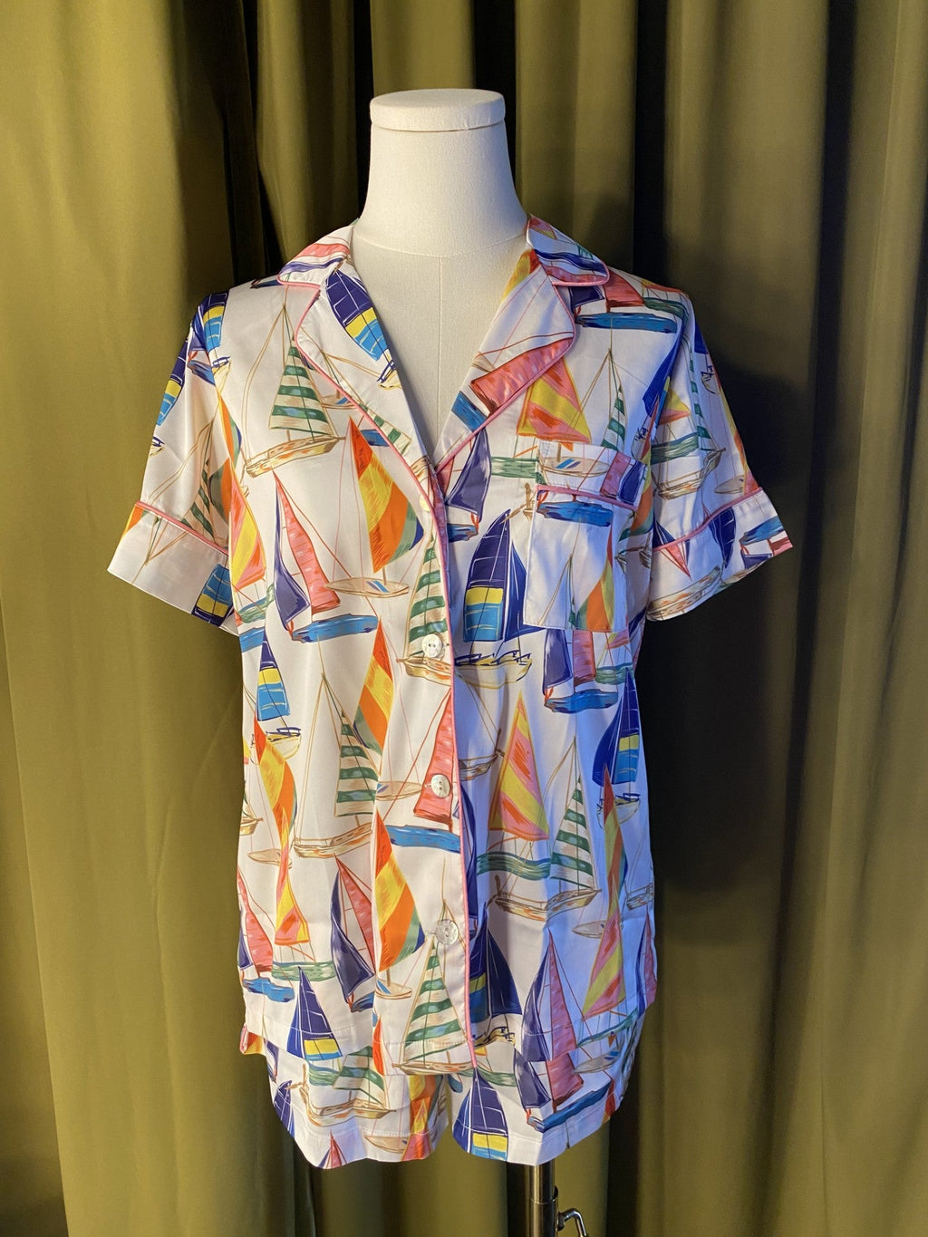 KILO BRAVA THE SATIN COLLECTION- SHORTIE PJ SET