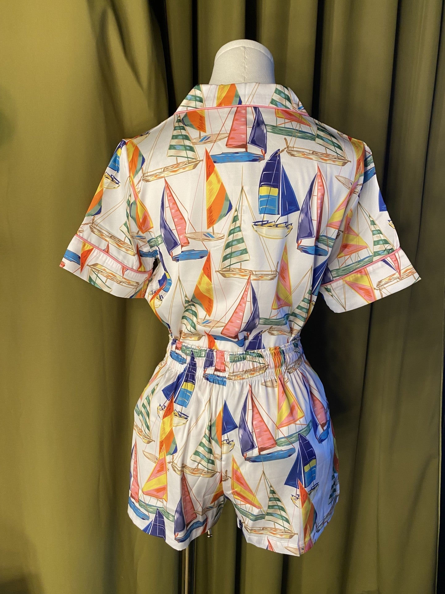 KILO BRAVA THE SATIN COLLECTION- SHORTIE PJ SET