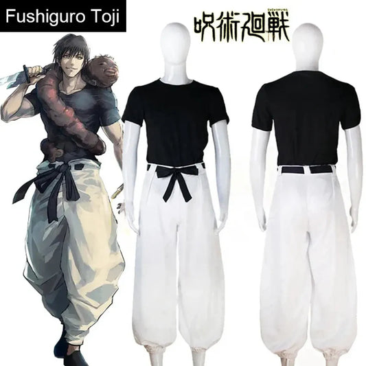 Jujutsu Kaisen Toji Fushiguro Cosplay - Sorcerer Killer Uniform & Wig