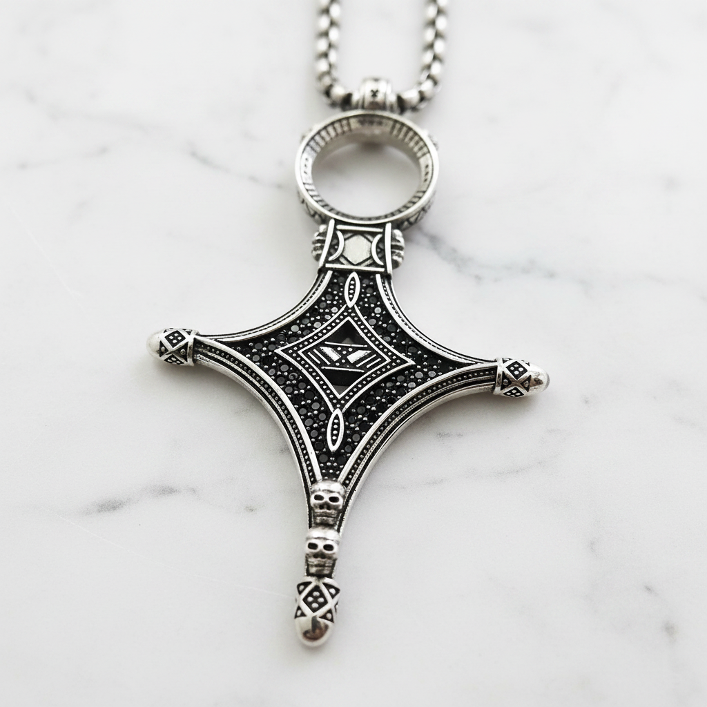 Traditional Rebel Gothic Cross Necklace
