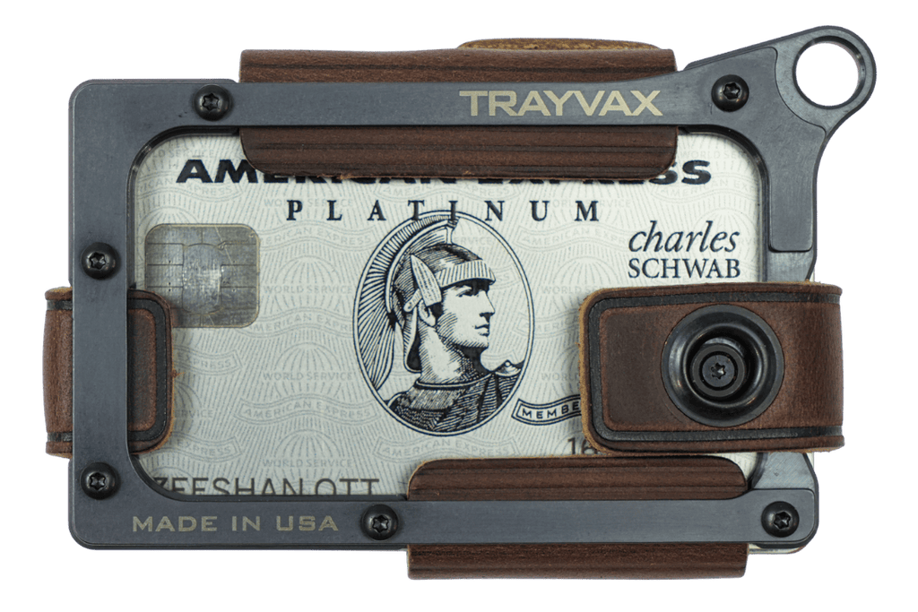 Contour Wallet - Black Mississippi Mud