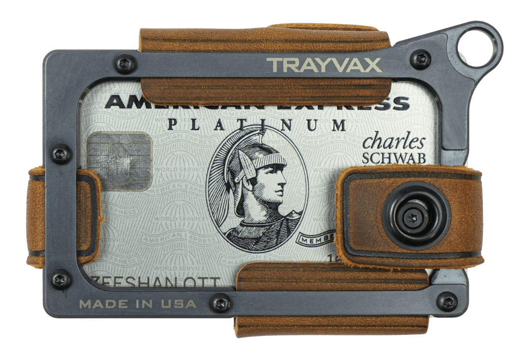Contour Wallet - Black Tobacco Brown