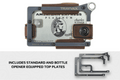 Contour Wallet - Raw Mississippi Mud