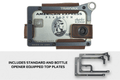 Contour Wallet - Titanium Mississippi Mud