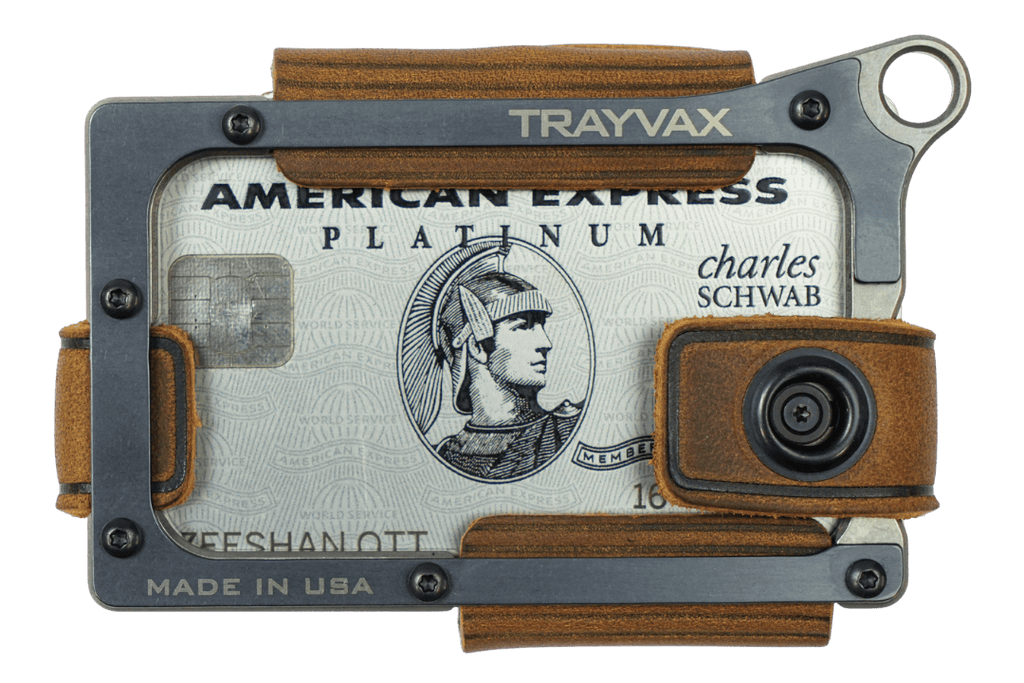 Contour Wallet - Titanium Tobacco Brown