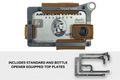 Contour Wallet - Titanium Tobacco Brown