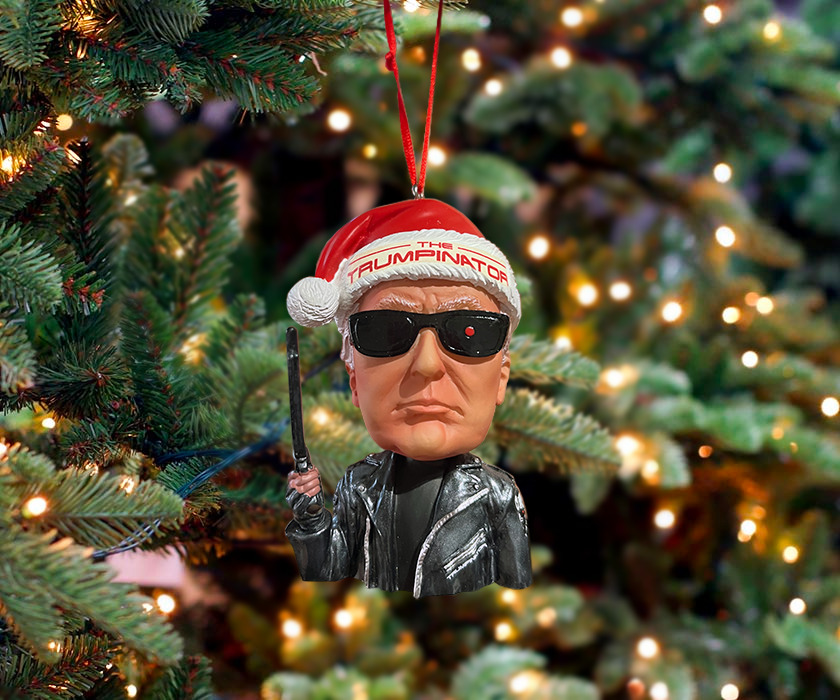 trumpinator ornament angled view