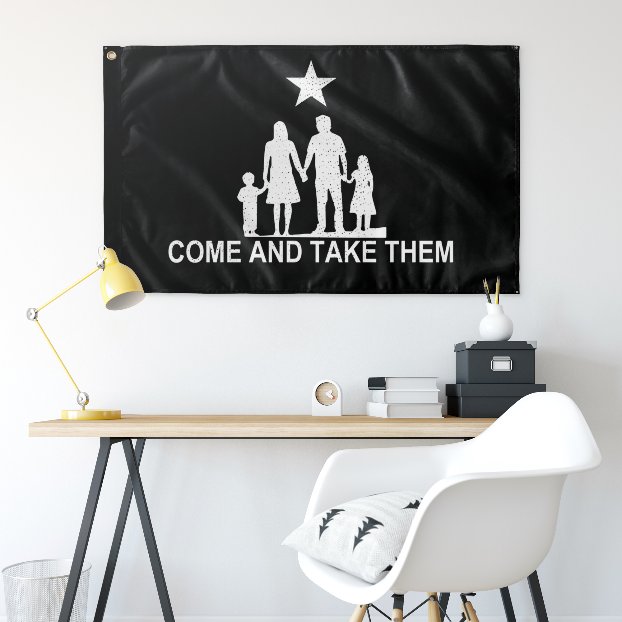 Come and Take Them - Anti-war Single Sided Flag