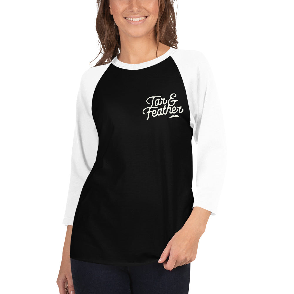Tar and Feather 3/4 sleeve raglan shirt