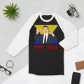 Honey I Shrunk the Fed 3/4 sleeve raglan shirt