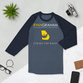 Ryan Graham for Georgia 3/4 sleeve raglan shirt