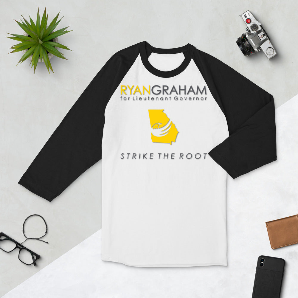 Ryan Graham for Georgia 3/4 sleeve raglan shirt