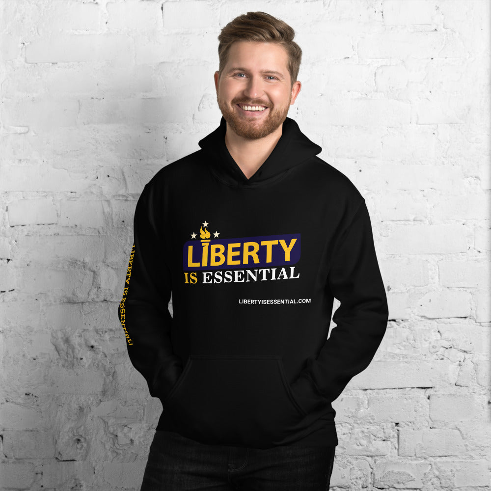 Liberty is Essential (logo) Unisex Hoodie