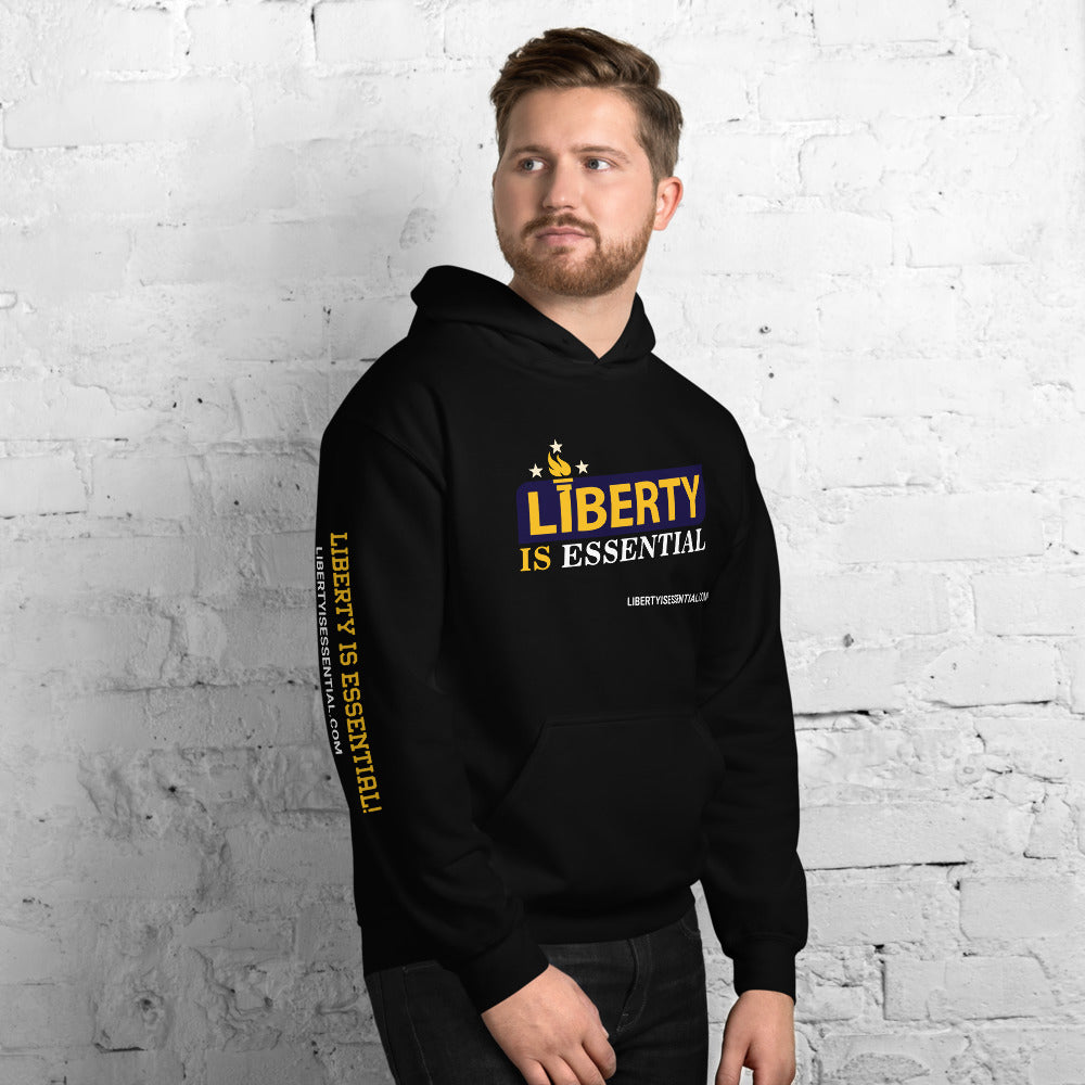 Liberty is Essential (logo) Unisex Hoodie