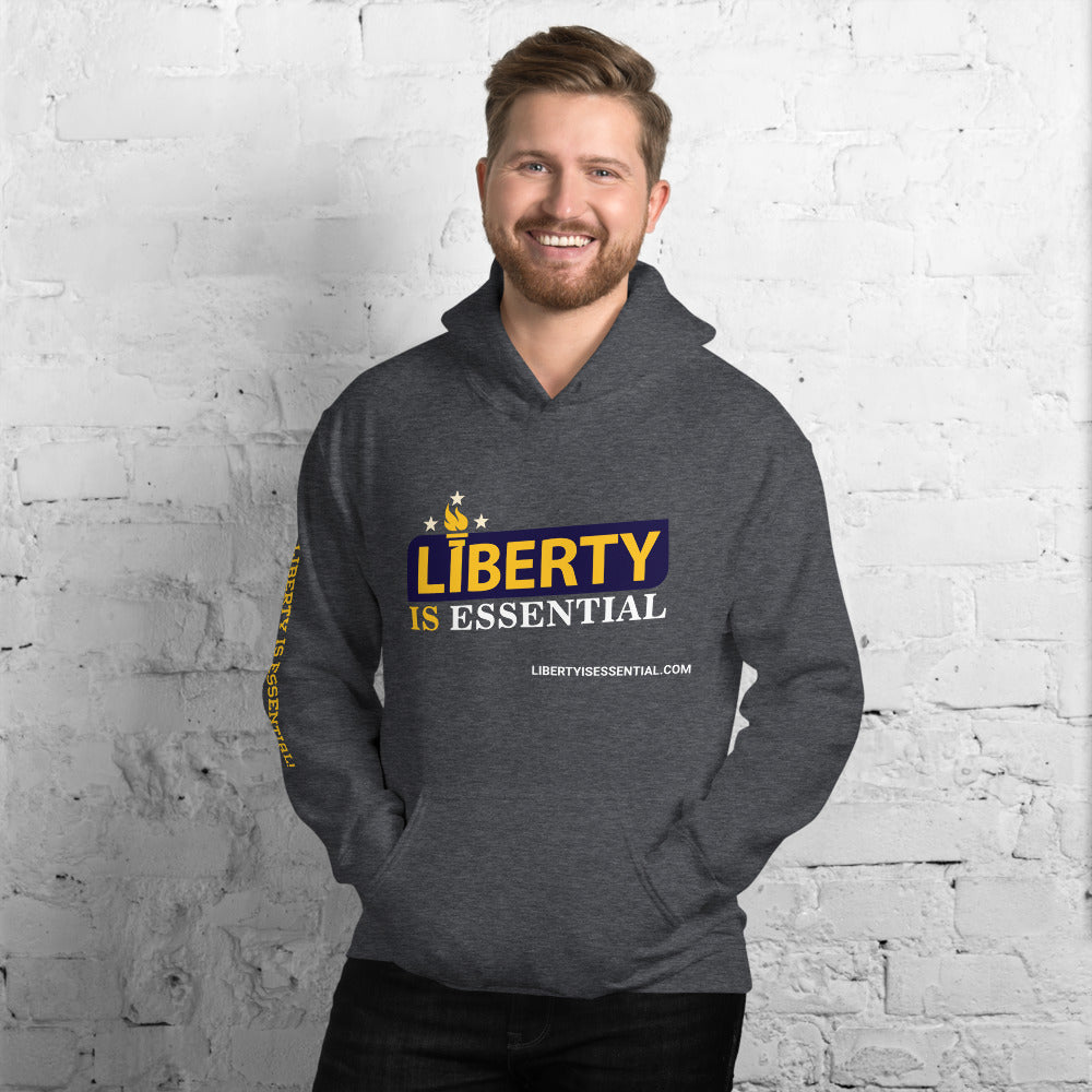 Liberty is Essential (logo) Unisex Hoodie