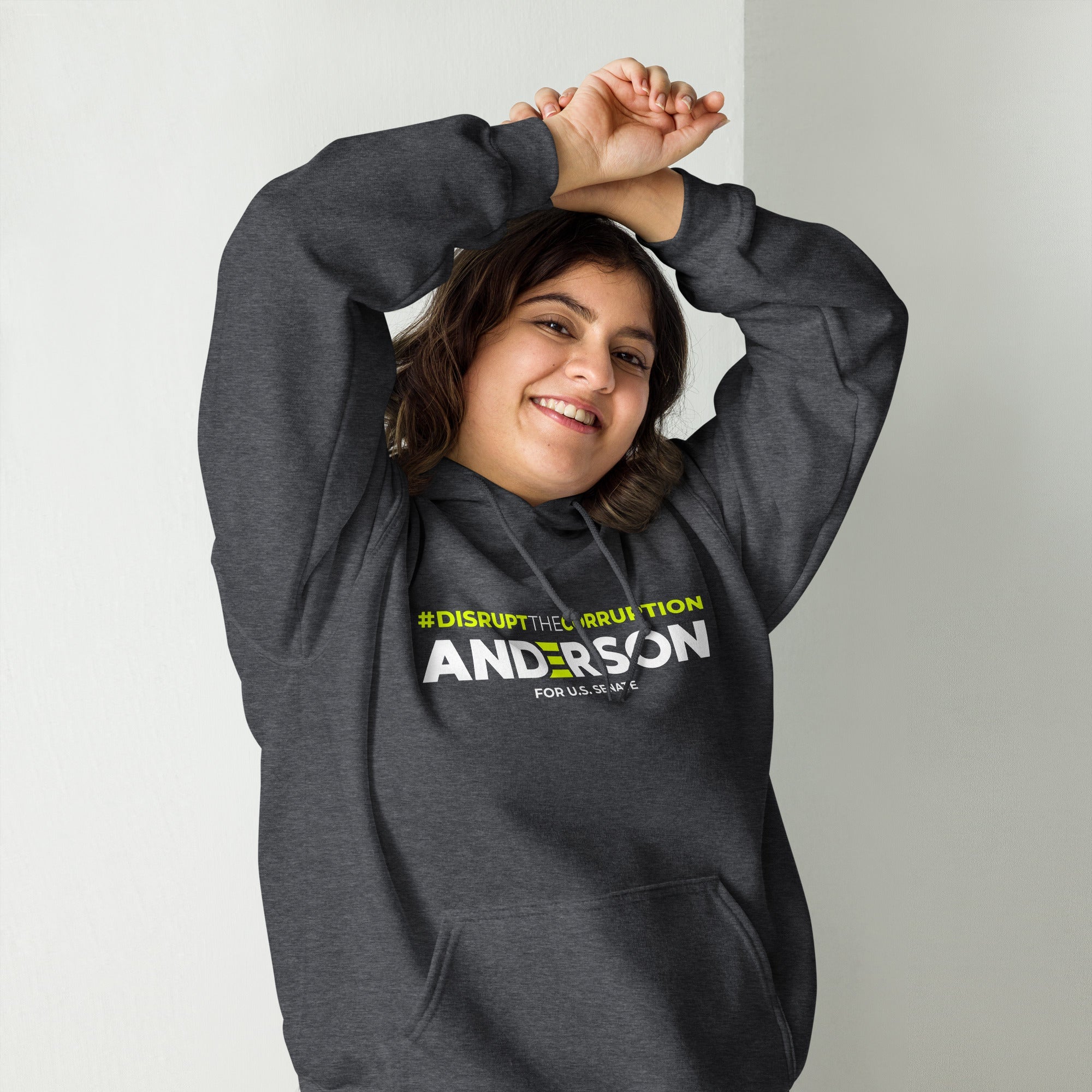 Disrupt the Corruption Phil Anderson For Senate Unisex Hoodie
