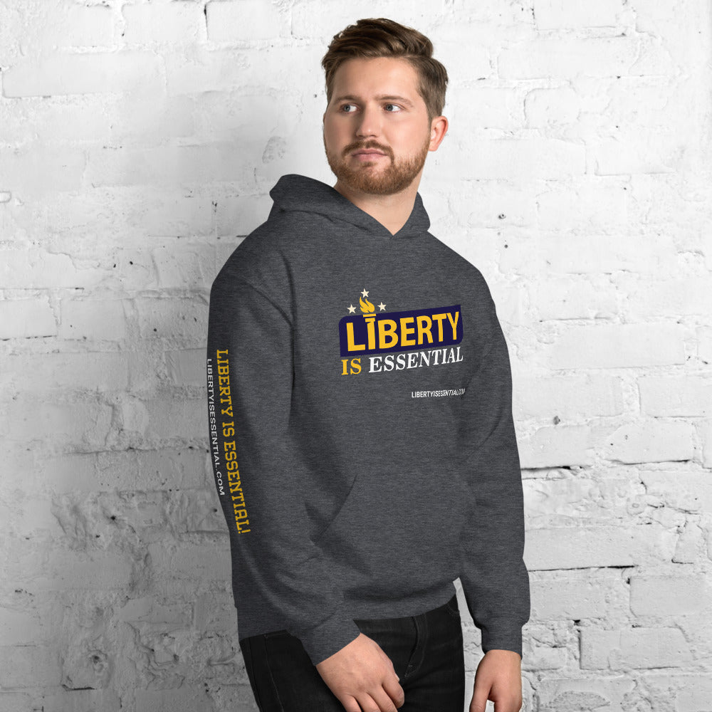 Liberty is Essential (logo) Unisex Hoodie