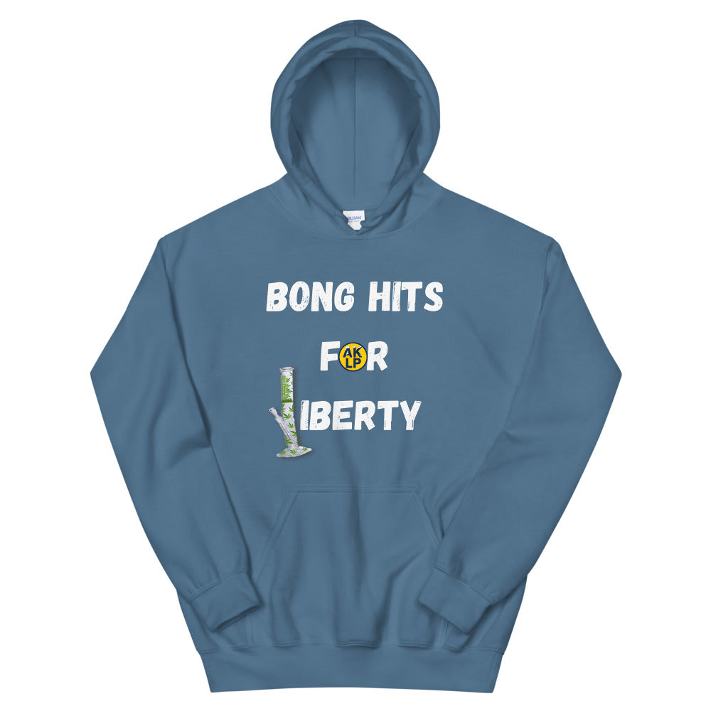 Bong Hits for Liberty Alaska LP Unisex Hoodie
