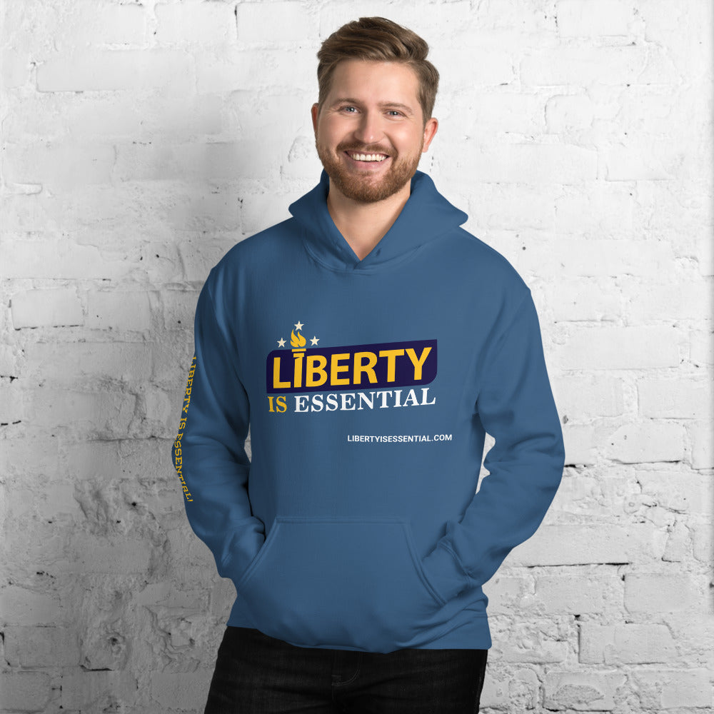 Liberty is Essential (logo) Unisex Hoodie