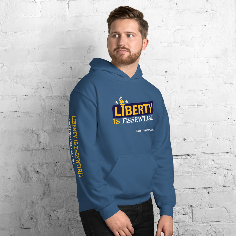 Liberty is Essential (logo) Unisex Hoodie