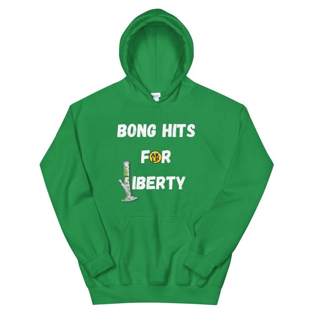 Bong Hits for Liberty Alaska LP Unisex Hoodie