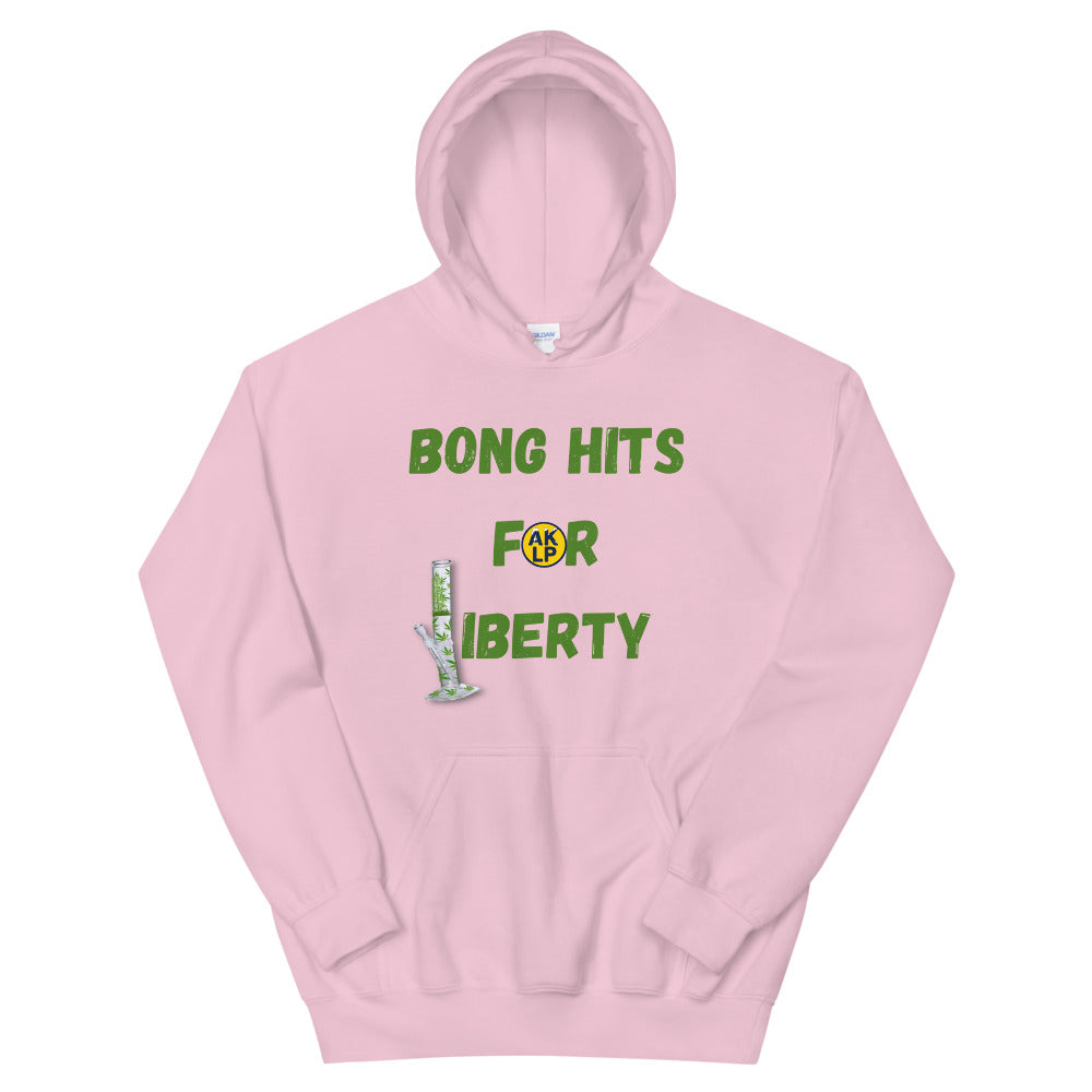 Bong Hits for Liberty Alaska LP Unisex Hoodie