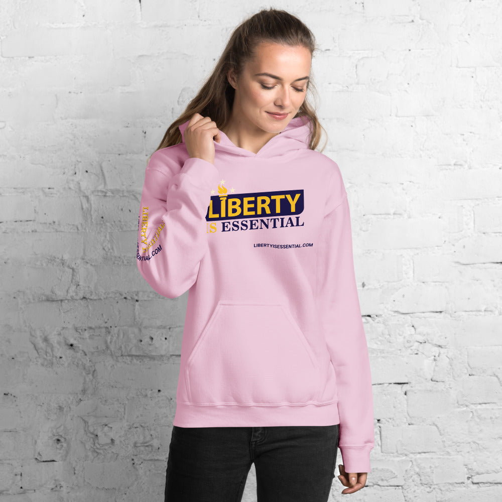 Liberty is Essential (logo) Unisex Hoodie