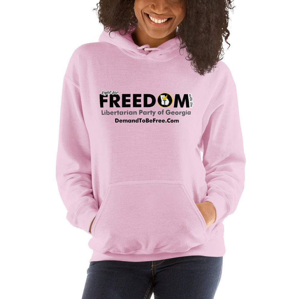 Fight for Freedom Libertarian Party of Georgia Unisex Hoodie