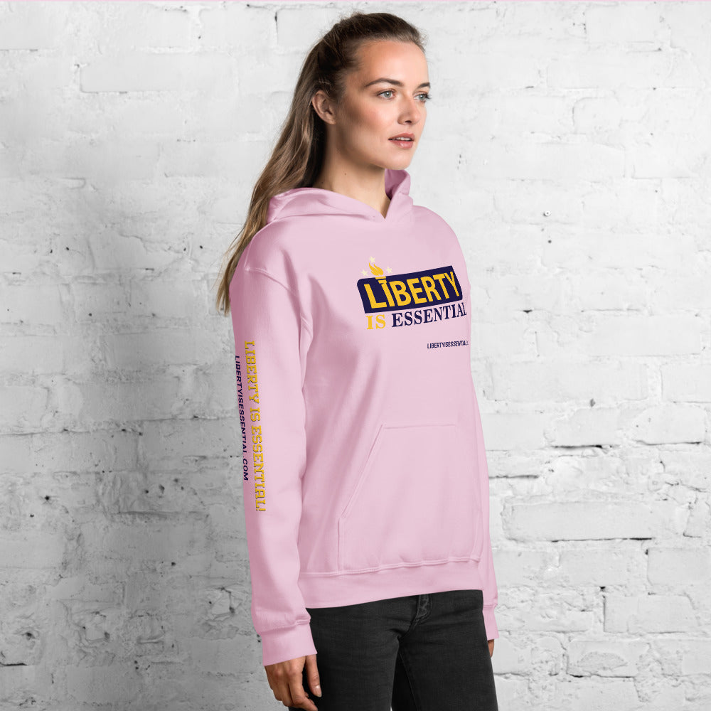 Liberty is Essential (logo) Unisex Hoodie