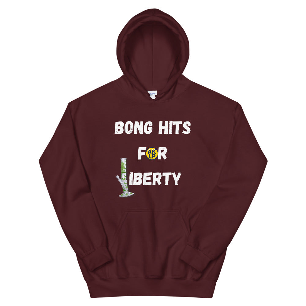 Bong Hits for Liberty Alaska LP Unisex Hoodie