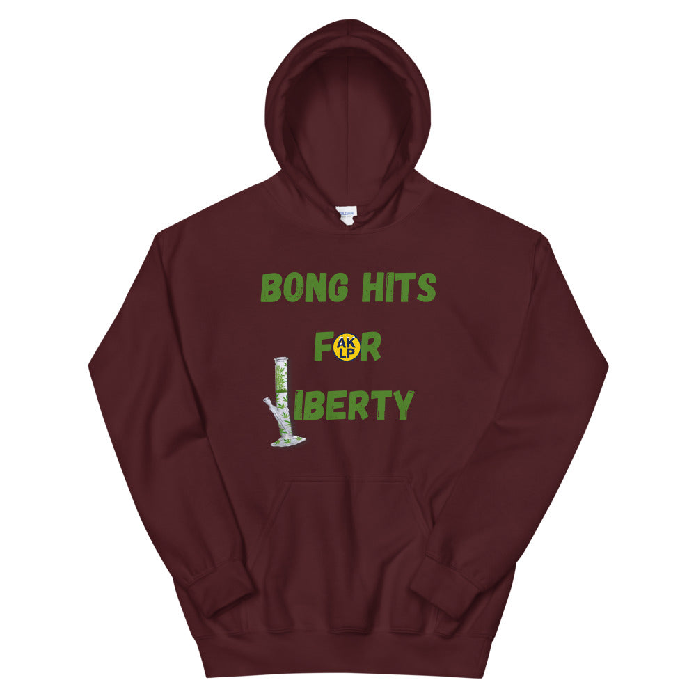 Bong Hits for Liberty Alaska LP Unisex Hoodie
