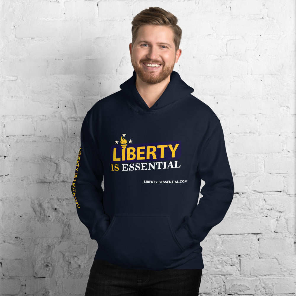 Liberty is Essential (logo) Unisex Hoodie