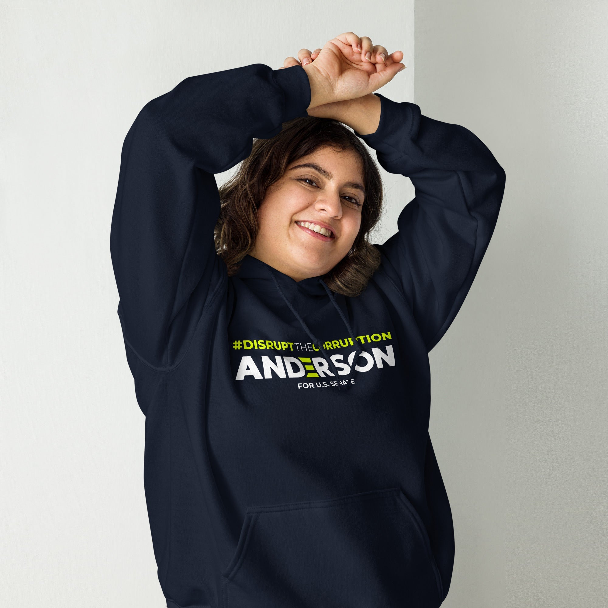Disrupt the Corruption Phil Anderson For Senate Unisex Hoodie
