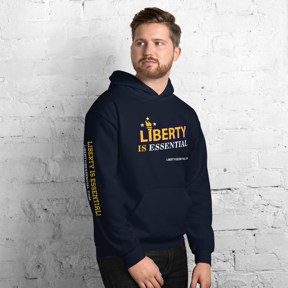 Liberty is Essential (logo) Unisex Hoodie