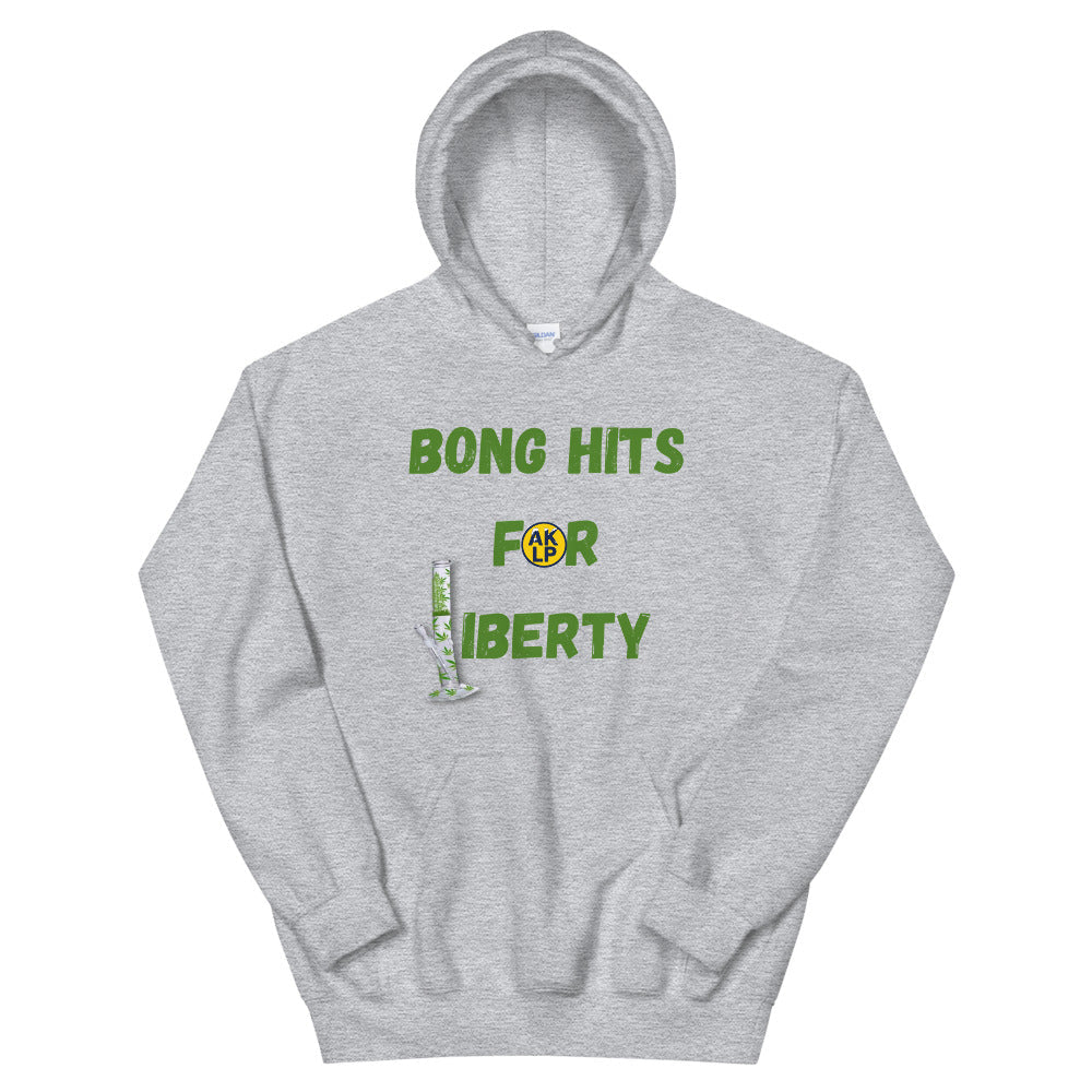 Bong Hits for Liberty Alaska LP Unisex Hoodie