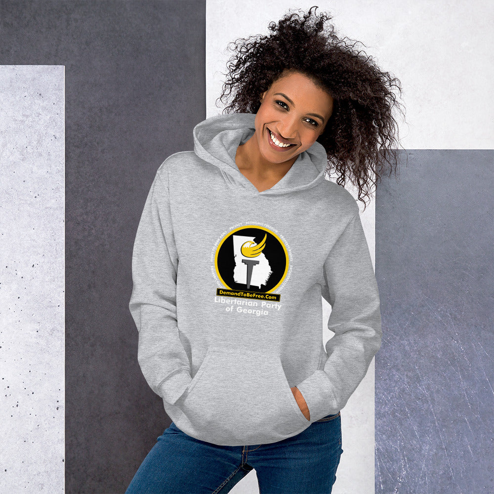 Libertarian Party of Georgia Unisex Hoodie