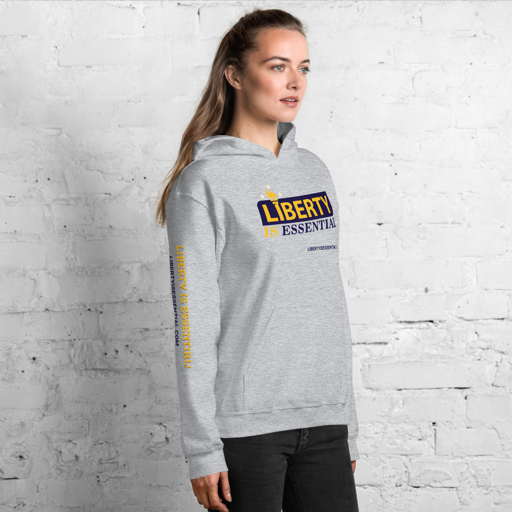 Liberty is Essential (logo) Unisex Hoodie