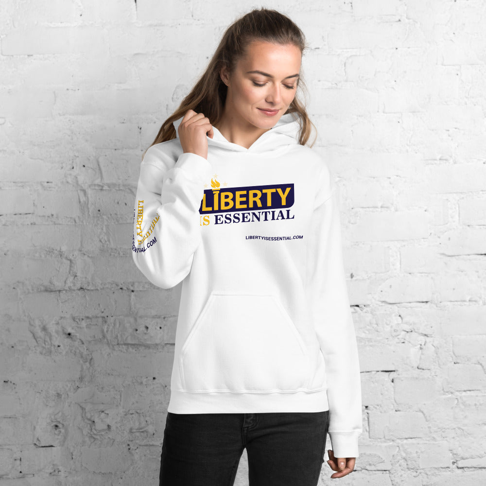 Liberty is Essential (logo) Unisex Hoodie