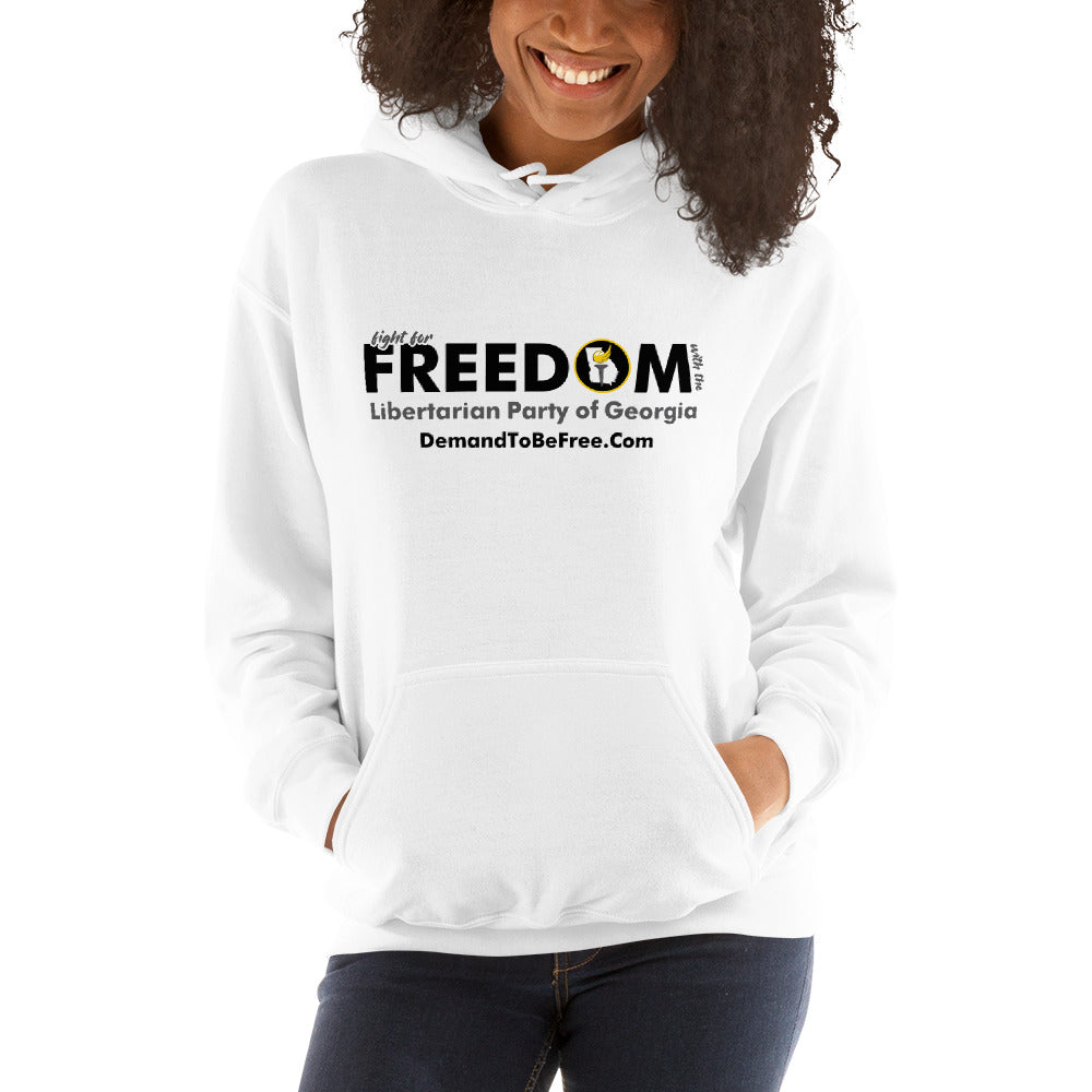 Fight for Freedom Libertarian Party of Georgia Unisex Hoodie