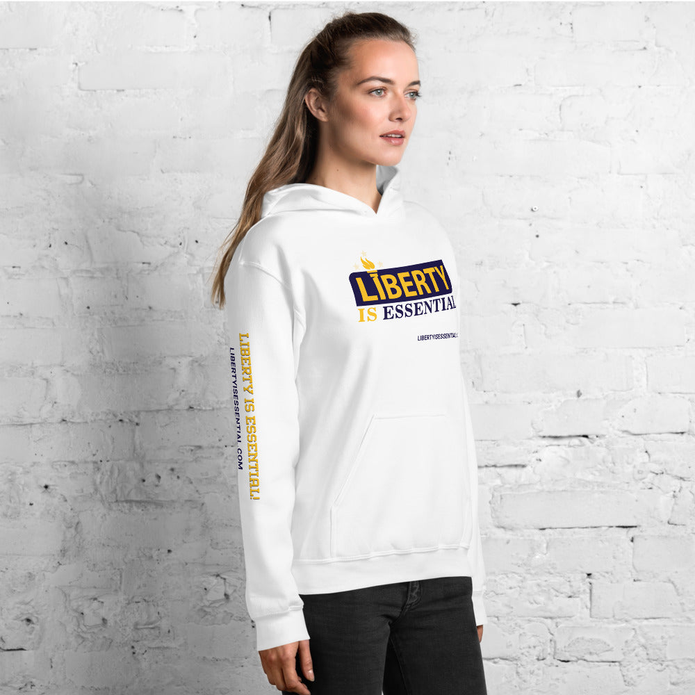 Liberty is Essential (logo) Unisex Hoodie