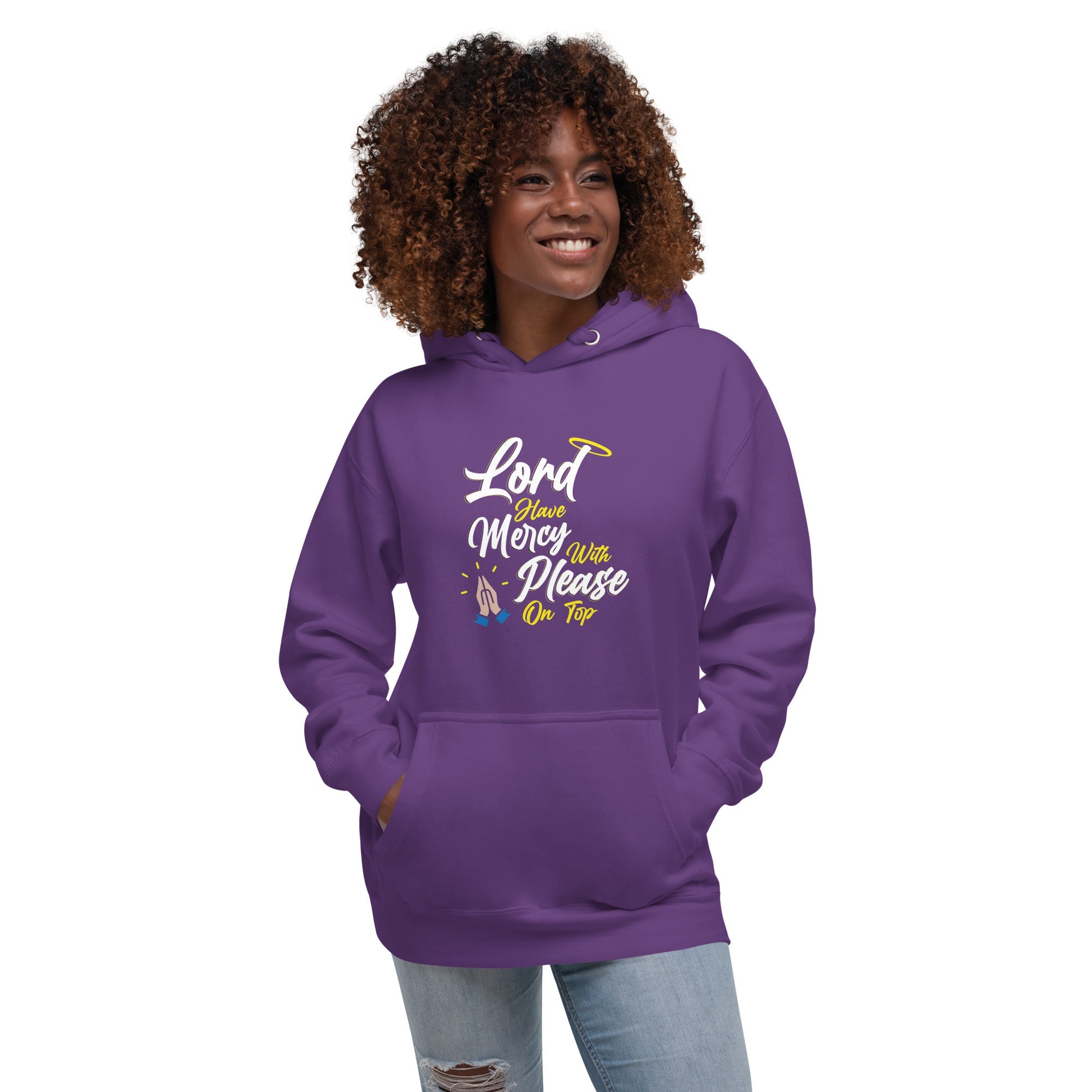 Lord have Mercy with Please on Top Hoodie
