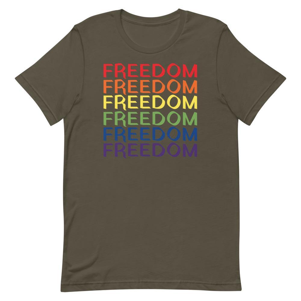 FREEDOM (LGBTQ PRIDE) Short-Sleeve Unisex T-Shirt
