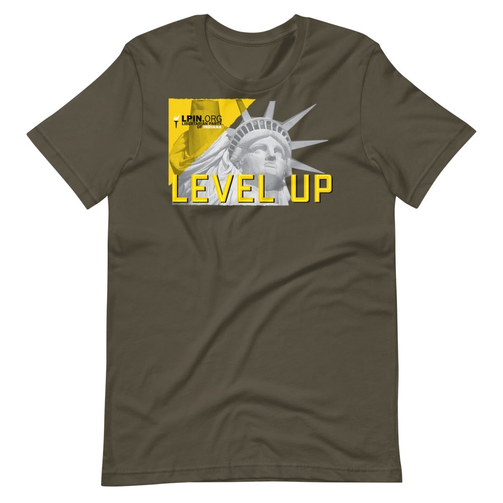 Level Up for Liberty LP Indiana Short-Sleeve Unisex T-Shirt