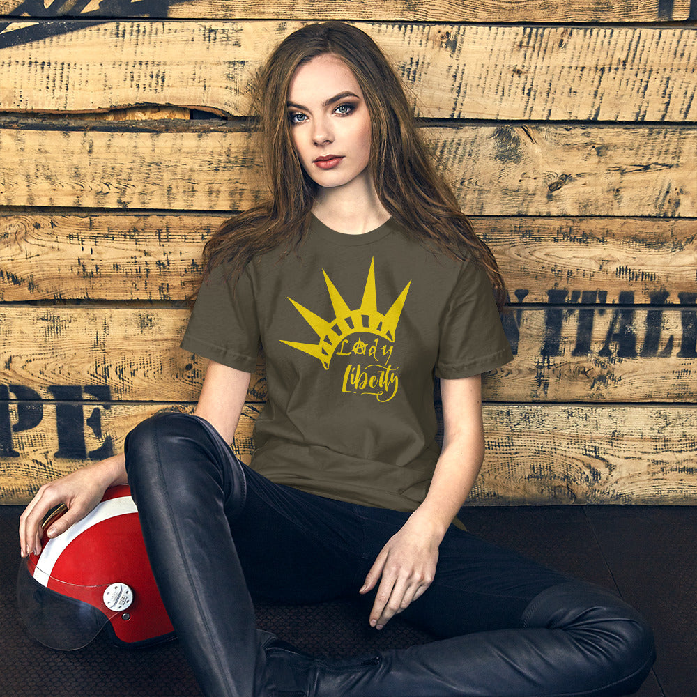 Lady Liberty Short-Sleeve Unisex T-Shirt
